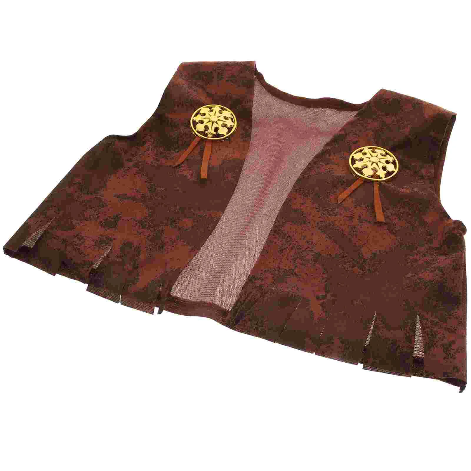 

Kids Costume Fancy Dress Outfit Western Vest Party Favor