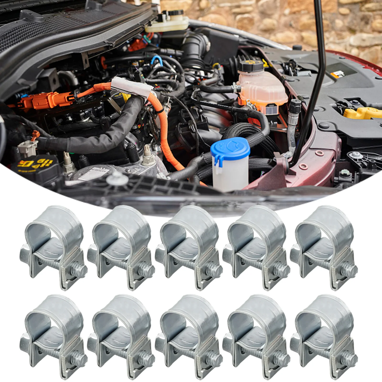 Mini Hose Clips Nut And Bolt Fuel Line Clamps Petrol Pipe Diesel Air Small Clamp Hardware For Automotive Household Appliances
Mini Hose Clips Nut And Bolt Fuel Line Clamps Petrol Pipe Diesel Air Small Clamp Hardware For Automotive Household Appliances