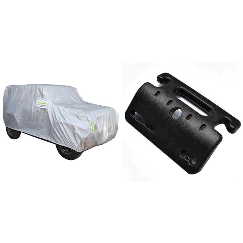 2 Pcs Car Accessories: 1 Pcs Car Cover Outdoor Rainproof Dustproof Sun UV Protection Cover & 1 Pcs Car Seat Back Hook
2 Pcs Car Accessories: 1 Pcs Car Cover Outdoor Rainproof Dustproof Sun UV Protection Cover & 1 Pcs Car Seat Back Hook
