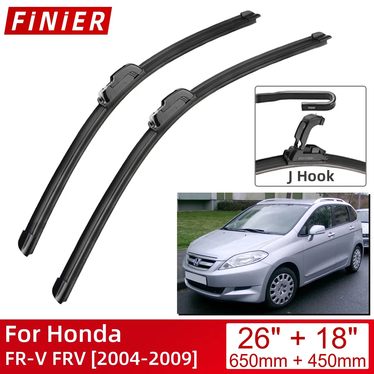 Для Honda FR-V FRV 2004-2009 26 "+ 18" автомобильные аксессуары щетки стеклоочистителя переднего ветрового стекла стеклоочистители U Type J Крючки 2009 2008 2007
Для Honda FR-V FRV 2004-2009 26 "+ 18" автомобильные аксессуары щетки стеклоочистителя переднего ветрового стекла стеклоочистители U Type J Крючки 2009 2008 2007