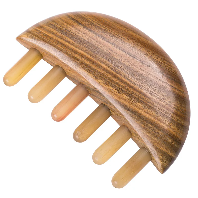 1pc Massage Comb Green Sandalwood Horn Wood Comb Buffalo Horn Coarse-toothed Sandalwood Comb Curly Toothed Massage Comb Thick
1pc Massage Comb Green Sandalwood Horn Wood Comb Buffalo Horn Coarse-toothed Sandalwood Comb Curly Toothed Massage Comb Thick
