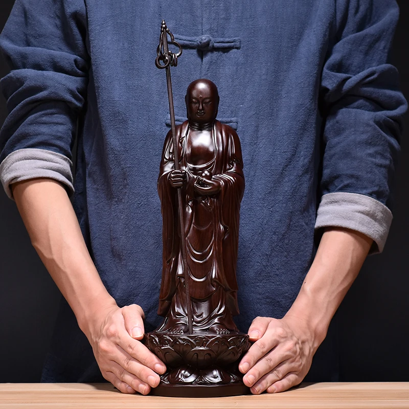 Large GOOD HOME Family Spiritual efficacious Mascot ksitigarbha Dizang pusa buddha Ebony Wood Handmade carving Art statue
Large GOOD HOME Family Spiritual efficacious Mascot ksitigarbha Dizang pusa buddha Ebony Wood Handmade carving Art statue