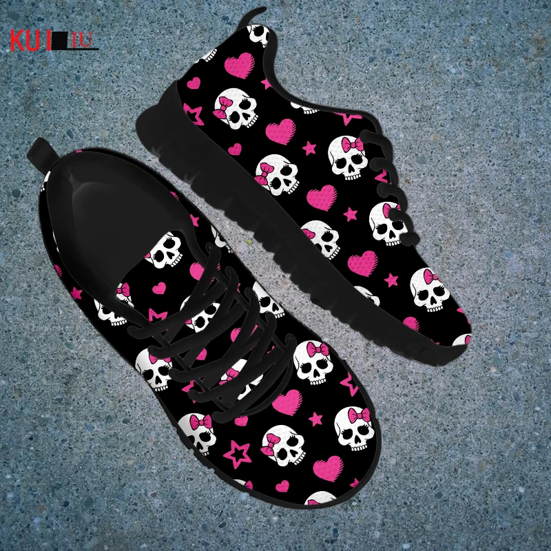 KUILIU Fashion Autumn Skeleton Graffiti Flat Shoes Women Casual Sneakers Pink Pattern Print Designer Mesh Shoes Dropshipping
KUILIU Fashion Autumn Skeleton Graffiti Flat Shoes Women Casual Sneakers Pink Pattern Print Designer Mesh Shoes Dropshipping