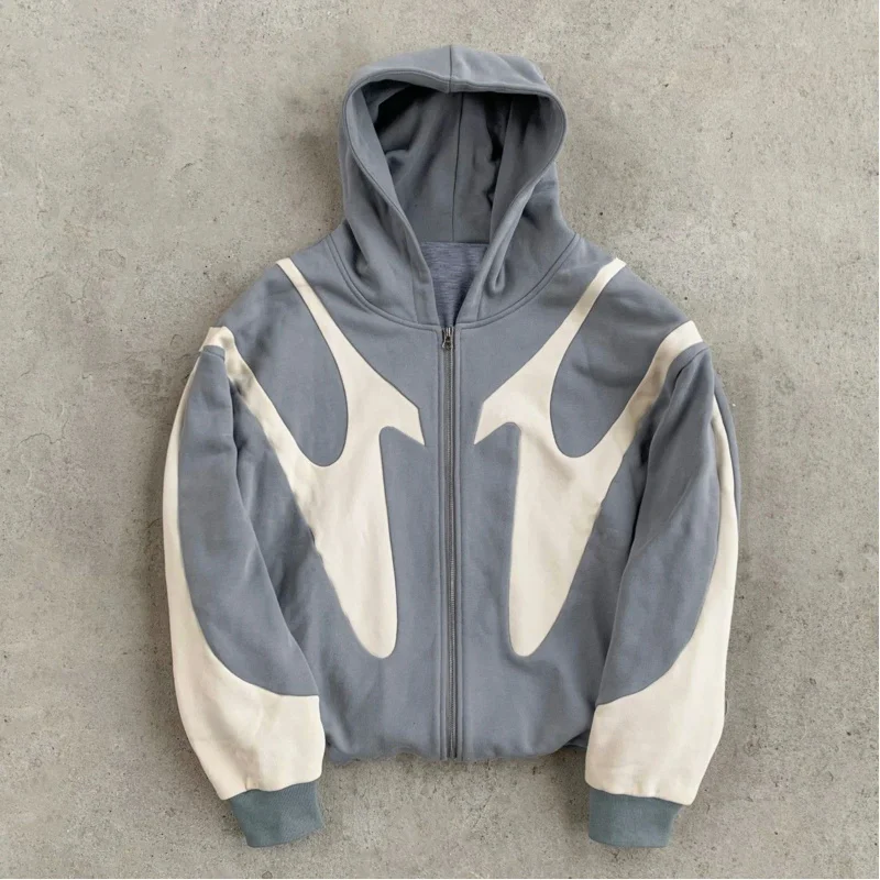 2023 Autumn Winter Warm Thickening Cross Zip Up Hoodies High Quality Fashion Patchwork Loose Coat Men Women Y2k Streetwear
2023 Autumn Winter Warm Thickening Cross Zip Up Hoodies High Quality Fashion Patchwork Loose Coat Men Women Y2k Streetwear