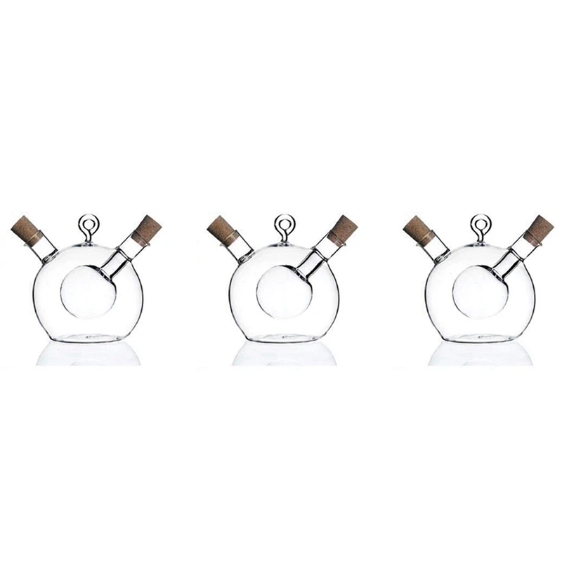3X Olive Oil And Vinegar Dispenser 2 In 1 Kitchen Glass Bottle Oil And Vinegar Bottle With Cork Stopper
3X Olive Oil And Vinegar Dispenser 2 In 1 Kitchen Glass Bottle Oil And Vinegar Bottle With Cork Stopper