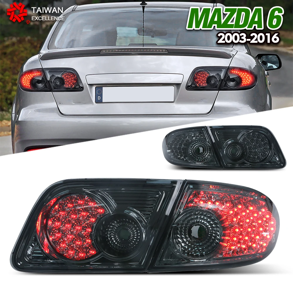 For Mazda 6 taillights Sedan 2003 - 2016 Rear Led Dynamic Turn Signal Car Fog Lamp Brake Reverse Taillamp
For Mazda 6 taillights Sedan 2003 - 2016 Rear Led Dynamic Turn Signal Car Fog Lamp Brake Reverse Taillamp