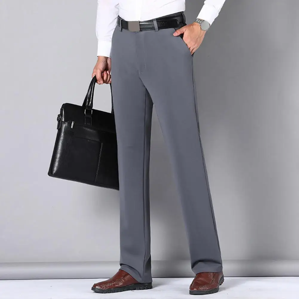 Trousers Formal Business Style Men's Pants with Soft Breathable Fabric Multiple Pockets for Comfortable All-day Wear Zipper Fly
Trousers Formal Business Style Men's Pants with Soft Breathable Fabric Multiple Pockets for Comfortable All-day Wear Zipper Fly