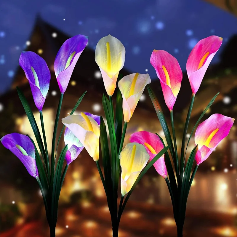 LED Solar Light Artificial Lilies Simulation Flower Outdoor Waterproof Garden Lawn Landscape Lamps Yard Path Courtyard Decor
LED Solar Light Artificial Lilies Simulation Flower Outdoor Waterproof Garden Lawn Landscape Lamps Yard Path Courtyard Decor