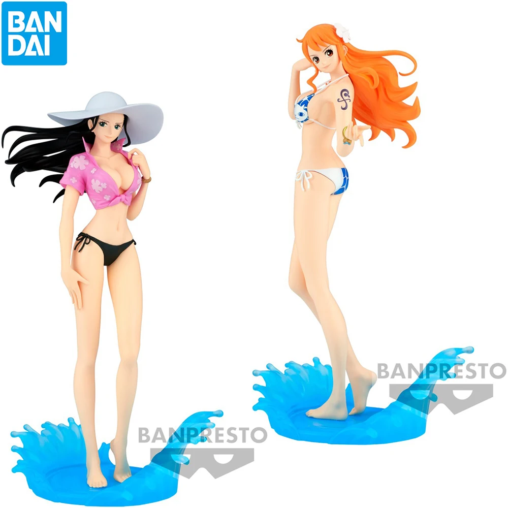 BANDAI Banpresto блестящие Glamours One Piece Nami Nico Robin Splash Style 23 см аниме фигурка Коллекционная модель игрушка в подарок
BANDAI Banpresto блестящие Glamours One Piece Nami Nico Robin Splash Style 23 см аниме фигурка Коллекционная модель игрушка в подарок