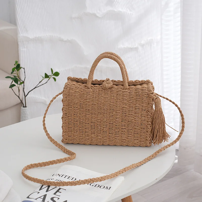 2024 NEW Arrival Ladies Straw Woven Crossbody Bags Casual Small Hasp Shoulder Bag Square Rattan Messenger Bag Star Style
2024 NEW Arrival Ladies Straw Woven Crossbody Bags Casual Small Hasp Shoulder Bag Square Rattan Messenger Bag Star Style