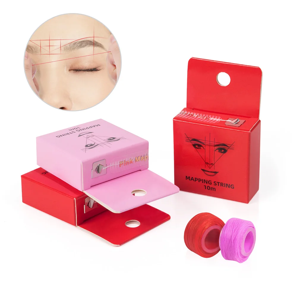Sdotter Pre-Ink 1PC Microblading MappingString 10 Meter for Makeup Eyebow Dyeing Liners Thread Semi Permanent Positioning Measur
Sdotter Pre-Ink 1PC Microblading MappingString 10 Meter for Makeup Eyebow Dyeing Liners Thread Semi Permanent Positioning Measur