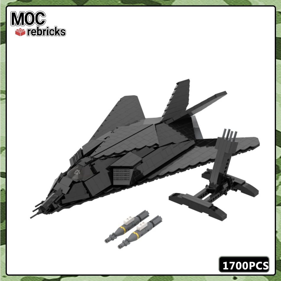 MOC Military Series WW2 F-117 Nighthawk Stealth Fighter Aircraft Building Block Model Set DIY Holiday Gifts Boy Toys Hobbies
MOC Military Series WW2 F-117 Nighthawk Stealth Fighter Aircraft Building Block Model Set DIY Holiday Gifts Boy Toys Hobbies