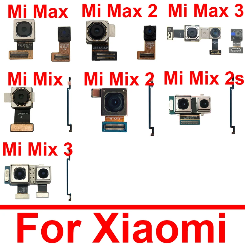 

Передняя и основная камера для Xiaomi Mi Mix2 3 2S, маленькая фронтальная и задняя камера для Mi Max2 3, гибкий кабель, запасные части для моделей