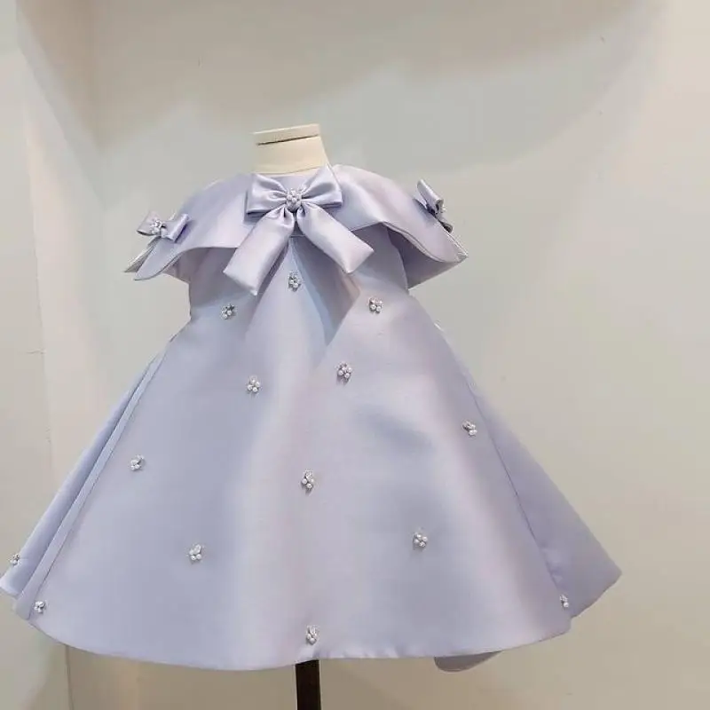 2023 New Elegant Flower Girl Dress Children Birthday Baptism Dresses For Kids Bow Frocks Girls Boutique Party Wear Dresses
2023 New Elegant Flower Girl Dress Children Birthday Baptism Dresses For Kids Bow Frocks Girls Boutique Party Wear Dresses