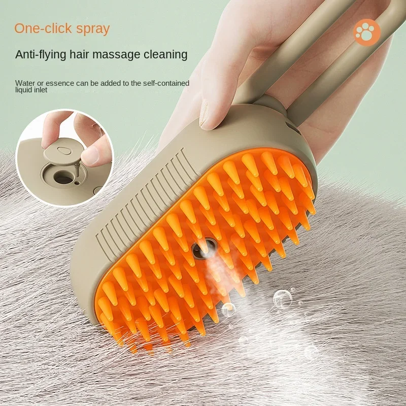 

Cat Steam Brush Steamy Dog Brush 3 in 1 Electric Spray Cat Hair Brushes for Massage Pet Grooming Comb Hair Removal Combs