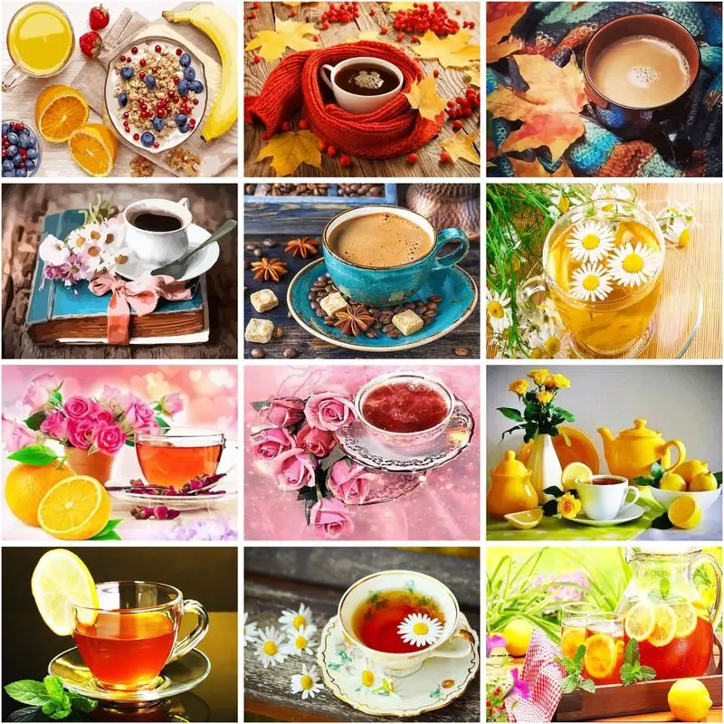 CHENISTORY Painting By Number Fruit Tea Kits For Adults Handpainted Diy Coloring By Number Food Scenery On Canvas Home Decor
CHENISTORY Painting By Number Fruit Tea Kits For Adults Handpainted Diy Coloring By Number Food Scenery On Canvas Home Decor