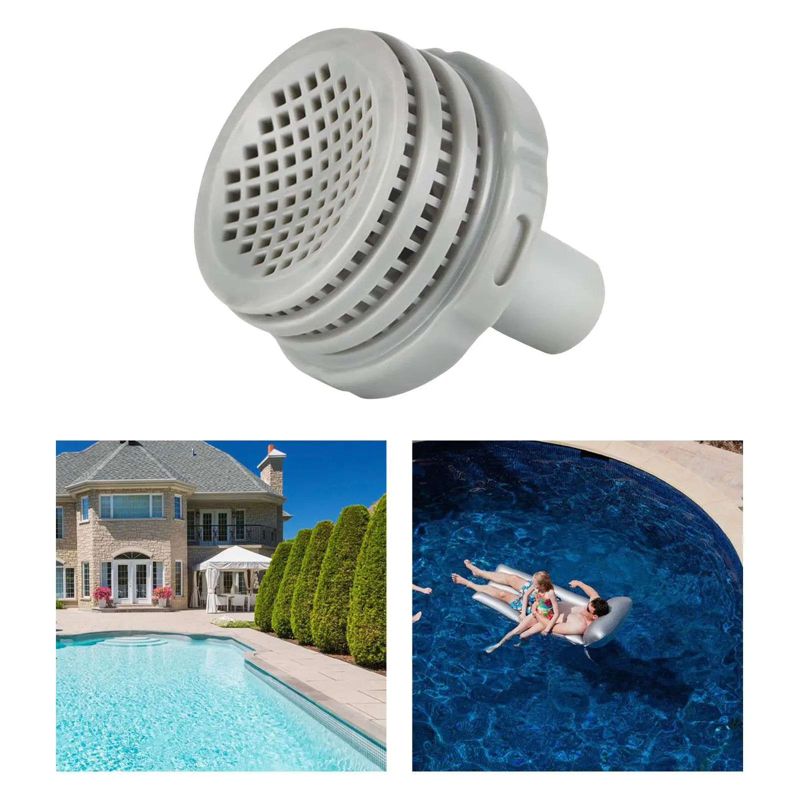 

Water Jet Connectors Summer Swimming Pools Parts Maintenance Pool Drain Adapter Replace Pool Hose Adapter for Swimming Pool Home
