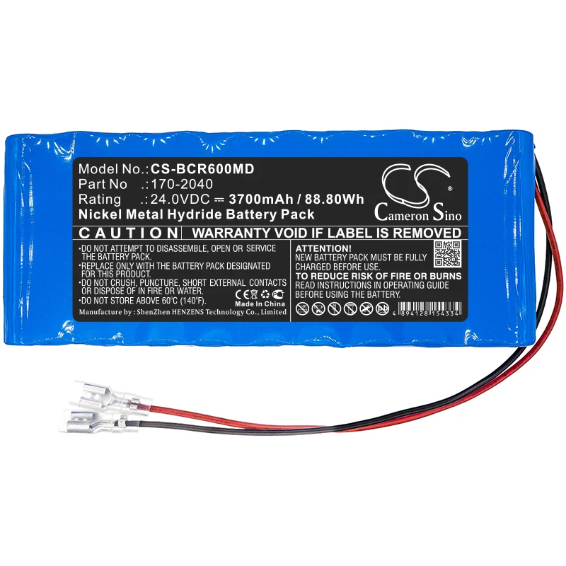 

Medical Battery For Biosealer 170-2040 Biosealer CR6 Ni-MH 24.00V 3700mAh / 88.80Wh Blue