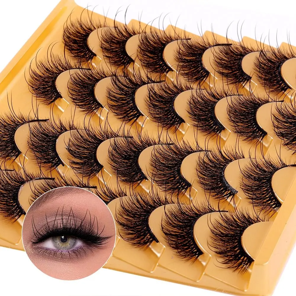 14 Pairs Makeup Tools Fluffy Wispy Strip Eye Lashes Mink Lashes Fake Eyelashes False Eyelashes Natural Look
14 Pairs Makeup Tools Fluffy Wispy Strip Eye Lashes Mink Lashes Fake Eyelashes False Eyelashes Natural Look