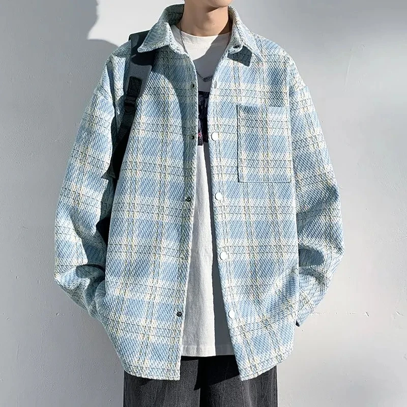 Versatile Breathable Autumn Winter Men Solid Casual Shirt Loose Safari Style Plaid Cool Boy Jacket Coat Soft Retro
Versatile Breathable Autumn Winter Men Solid Casual Shirt Loose Safari Style Plaid Cool Boy Jacket Coat Soft Retro
