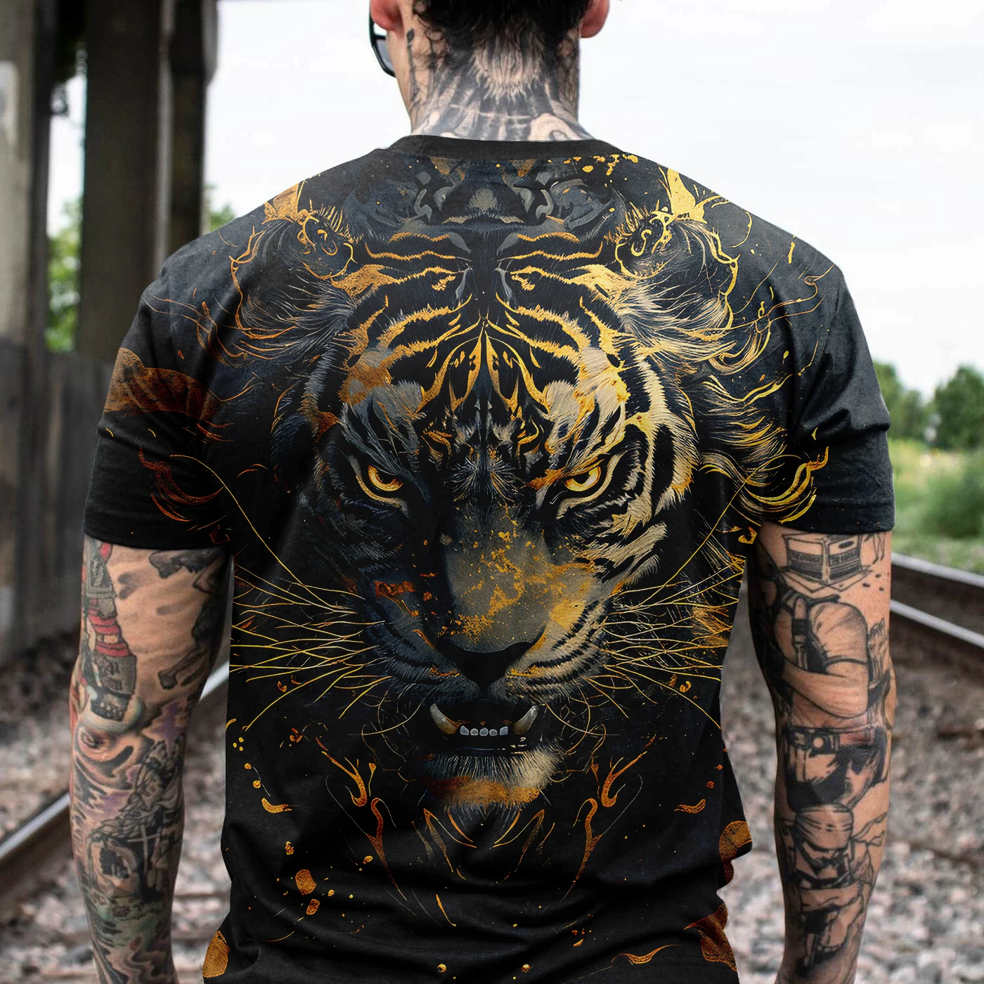 Summer T-shirt Men Animal Lion 3d Print Fashion Short Sleeve Top Micro Elastic Sport Fitness T Shirt For Men
Summer T-shirt Men Animal Lion 3d Print Fashion Short Sleeve Top Micro Elastic Sport Fitness T Shirt For Men