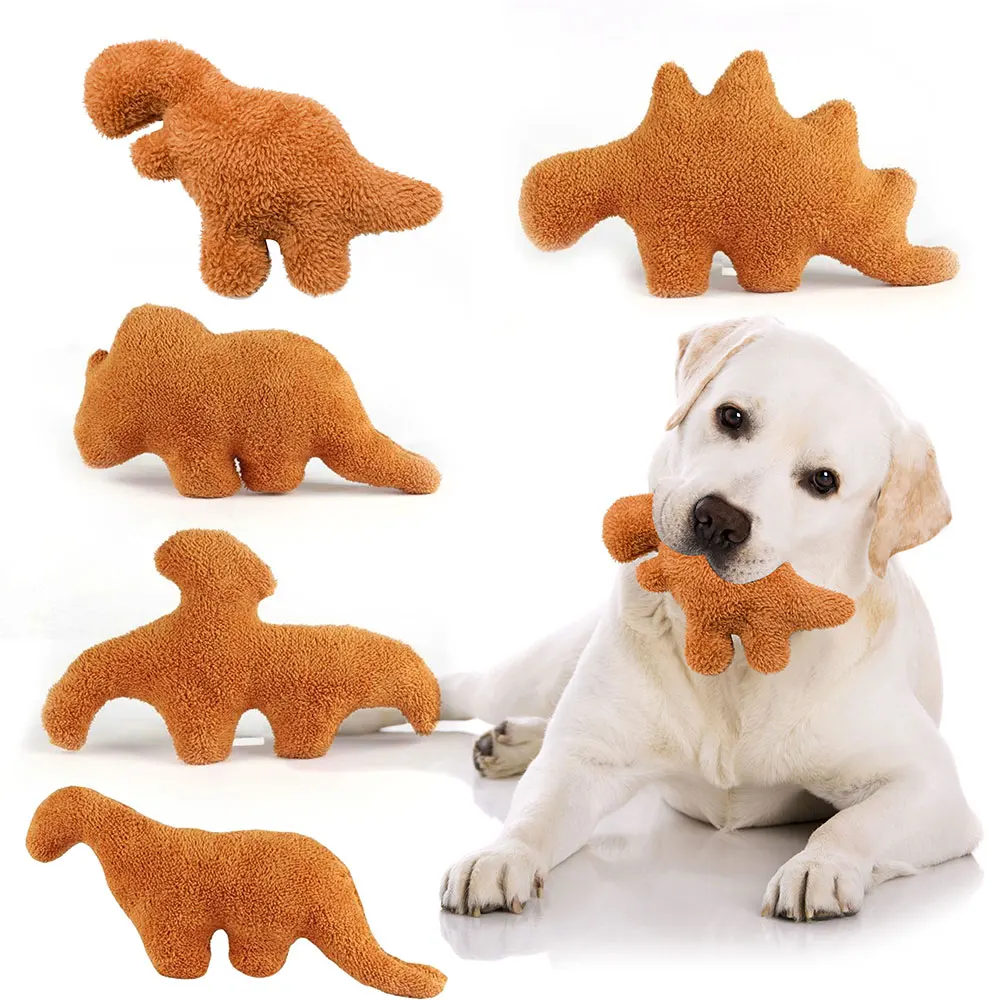 Dinosaur Shape Dog Toys Puppy Cat Plush Chews Toys Bite and Wear Resistance Puzzle Interactive Dog Dental Health Pet Products
Dinosaur Shape Dog Toys Puppy Cat Plush Chews Toys Bite and Wear Resistance Puzzle Interactive Dog Dental Health Pet Products