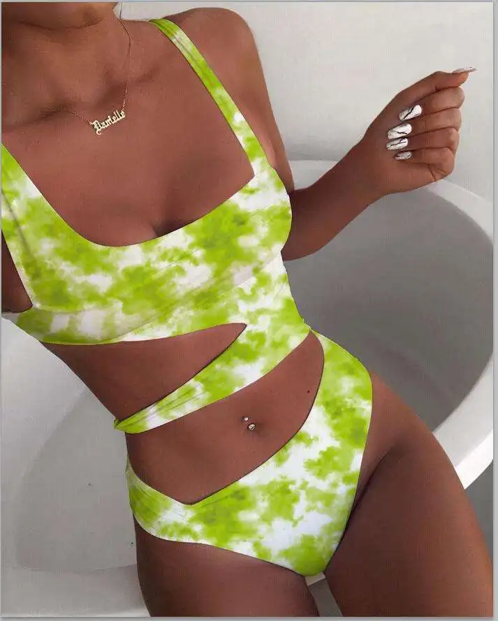 

XUAN Phd Sexy Bikini Set 2023 Women Swimsuit High Waist Push Up Beachwear Bathing Suits Swimwear Brazilian Bandeau Bikini Woman