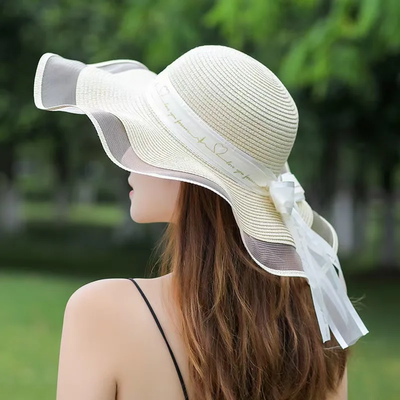 2026 New Beach Straw Hat For Women In Summer Korean Style Large Brim Sun Protection Hat Versatile Fashion Vacation Beach Hat 15 Sdfe1a43df48d4b1abbb917a6319d76bac