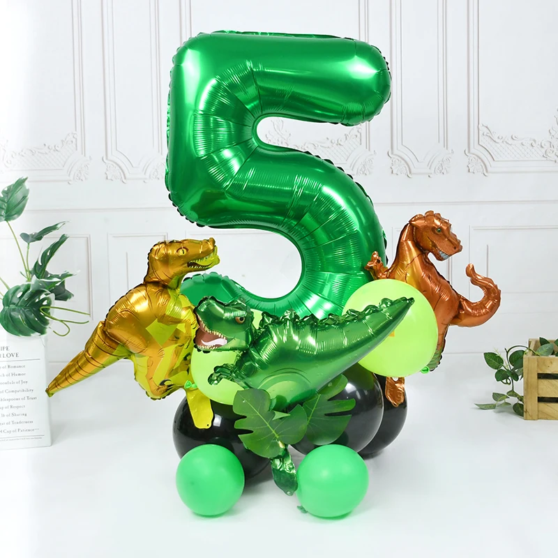 Dinosaur Digital Aluminum Film Balloon Children's Birthday Jungle Dino Aluminum Film Latex Ballon Happy Birthday Parti Decorate
Dinosaur Digital Aluminum Film Balloon Children's Birthday Jungle Dino Aluminum Film Latex Ballon Happy Birthday Parti Decorate
