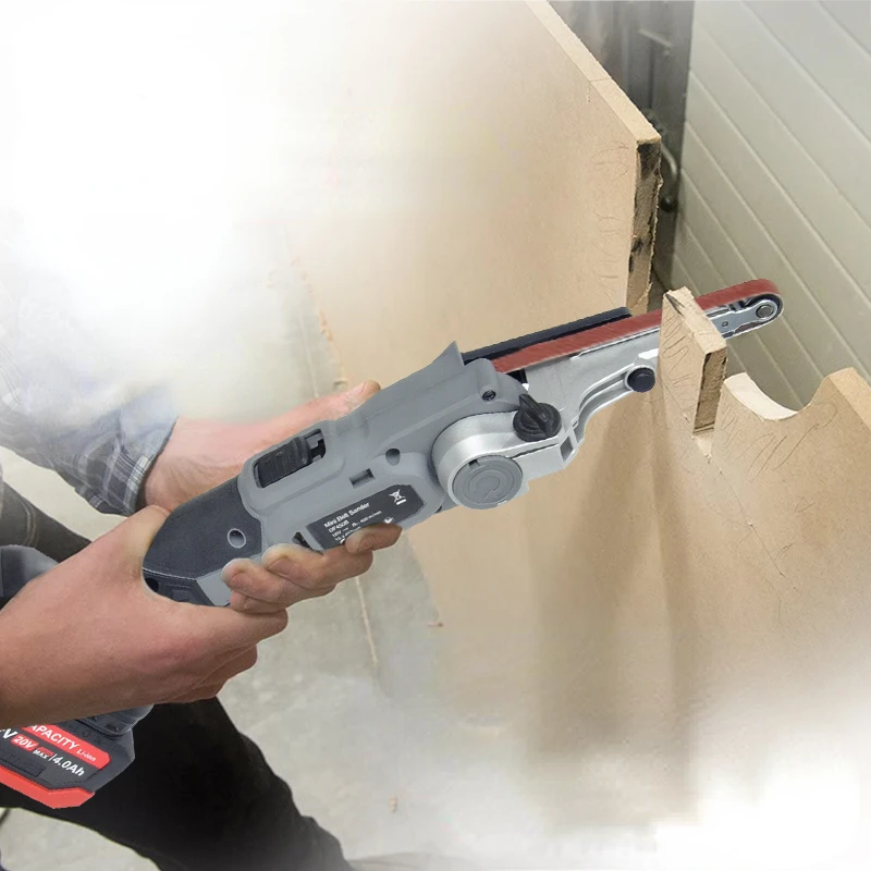 Wireless Lithium Electric Belt Sander Multi-angle Adjustment Sanding Machine High Power Motor Carpentry DIY Wood Sander Machine
Wireless Lithium Electric Belt Sander Multi-angle Adjustment Sanding Machine High Power Motor Carpentry DIY Wood Sander Machine