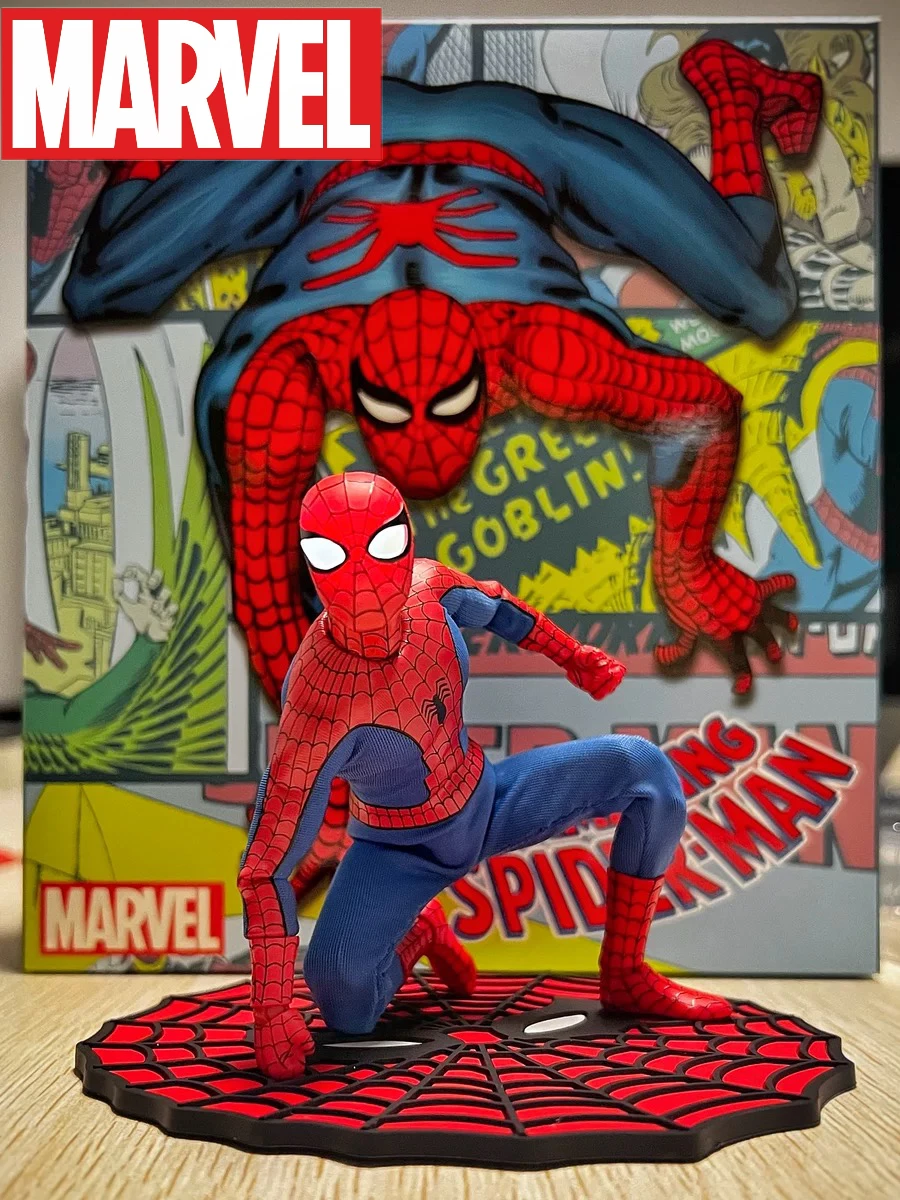 Marvel 1/12 Mezco Deluxe Edition Anime Amazing Spider-man Movable Action Figure Movie Super Hero Delicate 6" Full Set Model Toys
Marvel 1/12 Mezco Deluxe Edition Anime Amazing Spider-man Movable Action Figure Movie Super Hero Delicate 6" Full Set Model Toys