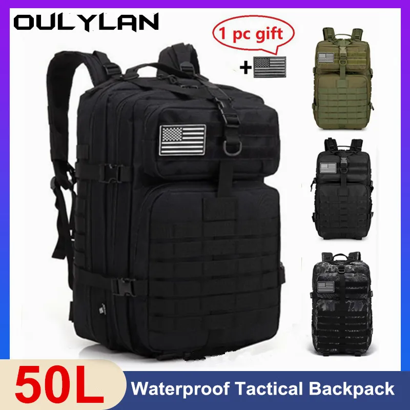 Oulylan 50L Men Hiking Backpack Big Capacity Army Tactical Men Backpack Military Camouflage Travel Outdoor Hiking Backpacks
Oulylan 50L Men Hiking Backpack Big Capacity Army Tactical Men Backpack Military Camouflage Travel Outdoor Hiking Backpacks