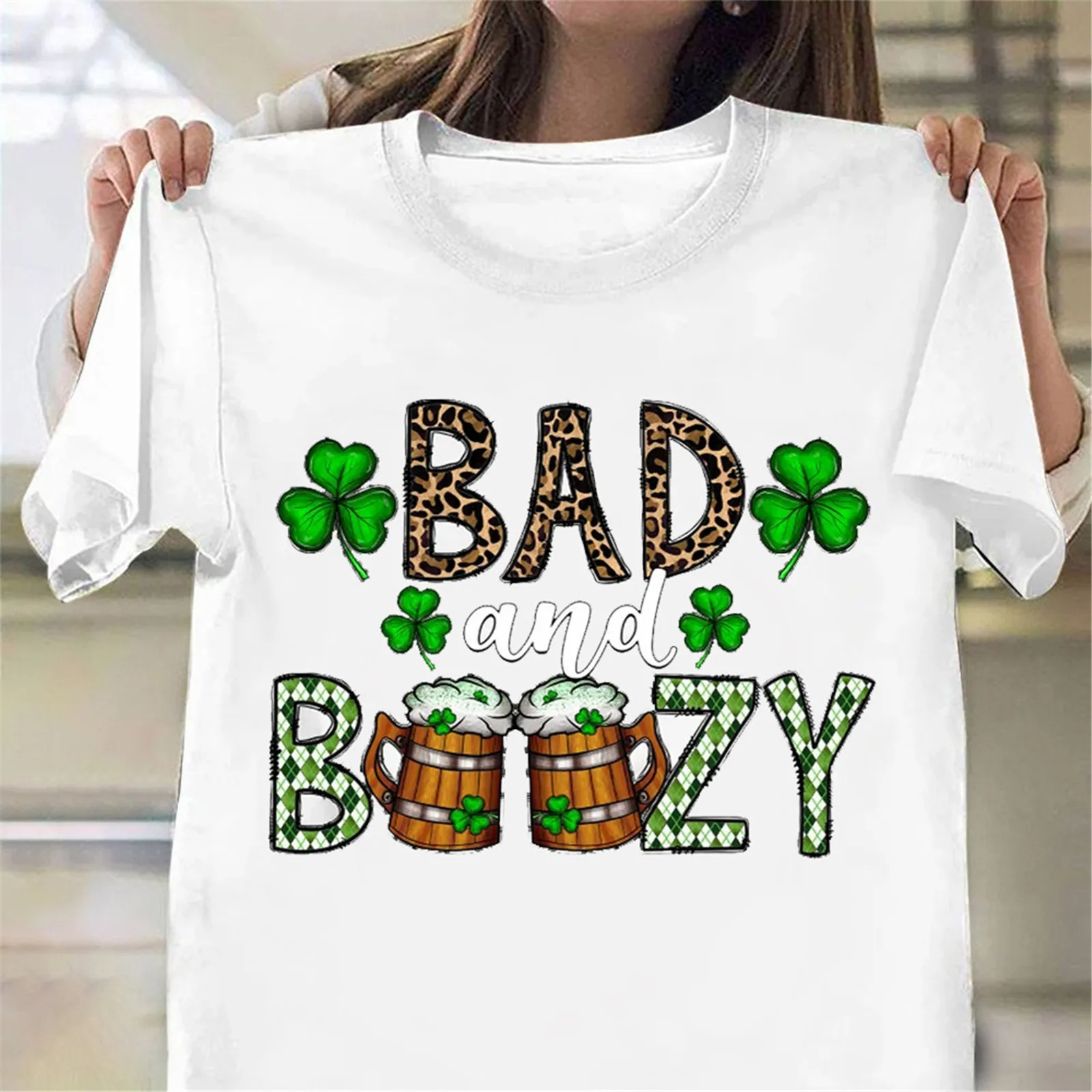 HX St paфокусы день футболки плохой Boozy Клевер пиво наклейка Печатные Рубашки повседневные топы футболки мужская женская одежда подарки дропшиппинг
HX St paфокусы день футболки плохой Boozy Клевер пиво наклейка Печатные Рубашки повседневные топы футболки мужская женская одежда подарки дропшиппинг