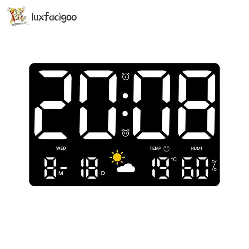 Weather Display Alarm Clock Week Display Auto Dimming Alarm Clock Display Date In Chinese/english Date Display Memory Mode Bell
Weather Display Alarm Clock Week Display Auto Dimming Alarm Clock Display Date In Chinese/english Date Display Memory Mode Bell