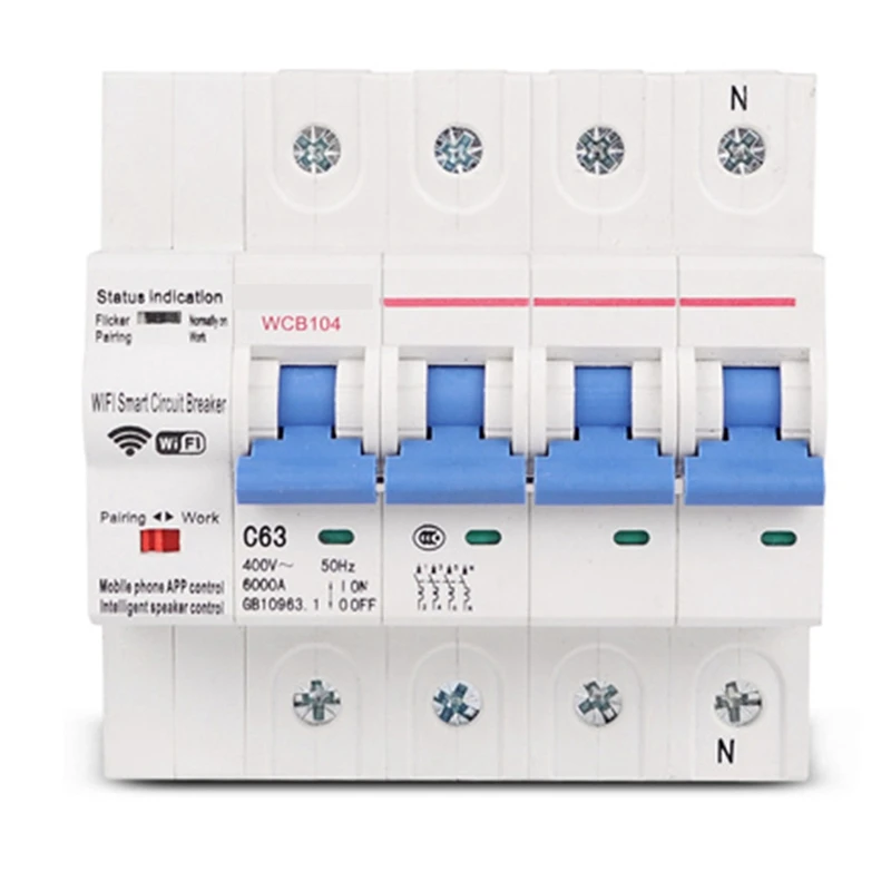 Tuya Smart Wifi Circuit Breaker Industrial Remote Control MCB Timing With Amazon Alexa Echo
Tuya Smart Wifi Circuit Breaker Industrial Remote Control MCB Timing With Amazon Alexa Echo