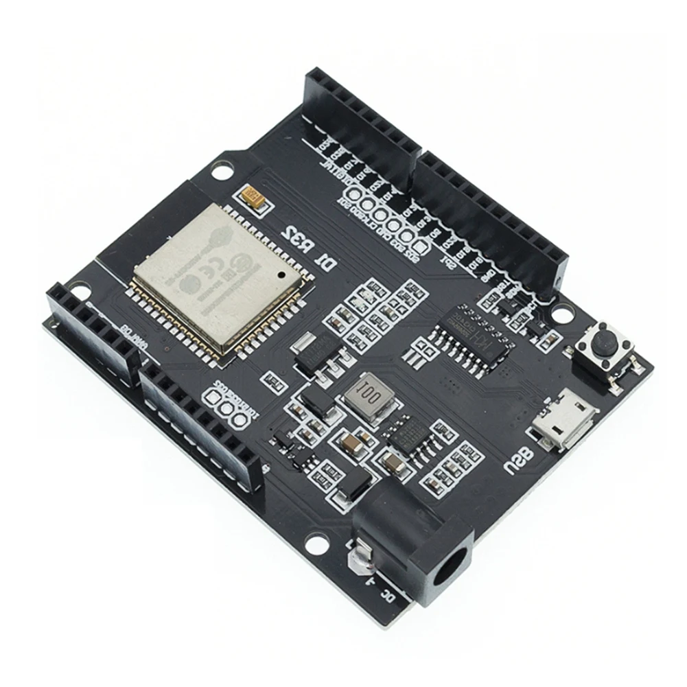 Макетная плата ESP32 для UNO D1R32, модуль Wi-Fi и Bluetooth, 4 Мб флэш-памяти, совместима с Arduino, 1 шт.
Макетная плата ESP32 для UNO D1R32, модуль Wi-Fi и Bluetooth, 4 Мб флэш-памяти, совместима с Arduino, 1 шт.