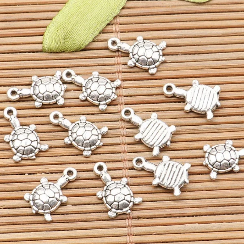 50pcs 12*7mm Tibetan Silver Color Cute Little Turtle Charms H3324 Charms for Jewelry Making
50pcs 12*7mm Tibetan Silver Color Cute Little Turtle Charms H3324 Charms for Jewelry Making