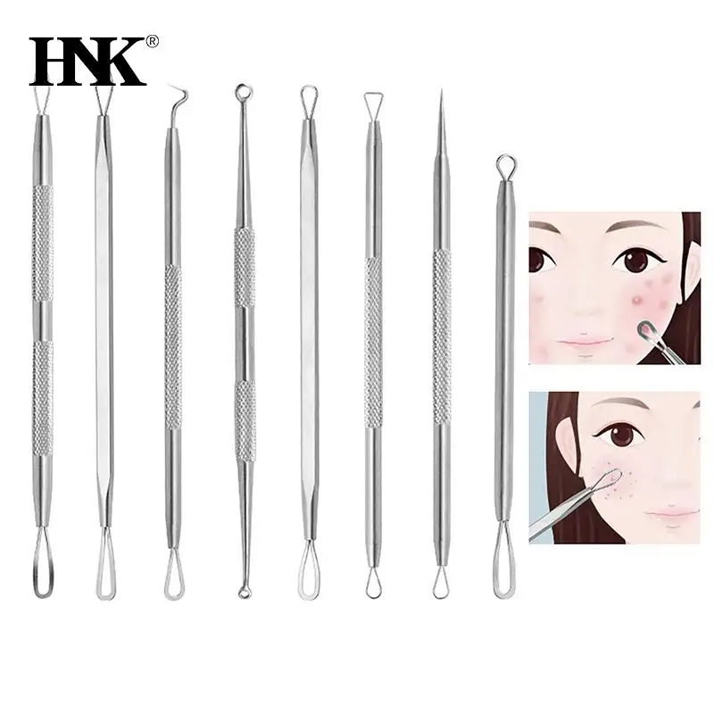 

Dual Heads Acne Needle Beauty Skin Care Tool Blackhead Blemish Squeeze Pimple Extractor Remover Spot Cleaner