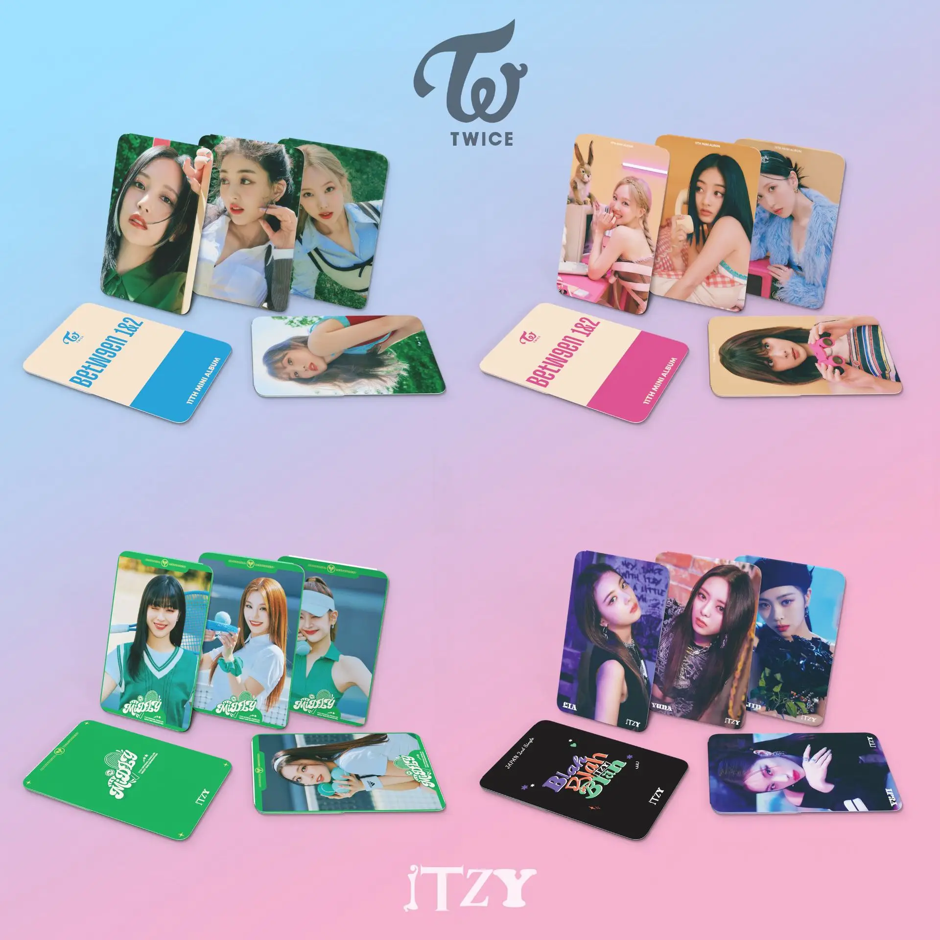 8/9pcs KPOP TWICE BETWEEN 1&2 ITZY Fanclub Photocards Double Sided LOMO Cards NaYeon SANA YEJI RYUJIN Fans Collections
8/9pcs KPOP TWICE BETWEEN 1&2 ITZY Fanclub Photocards Double Sided LOMO Cards NaYeon SANA YEJI RYUJIN Fans Collections