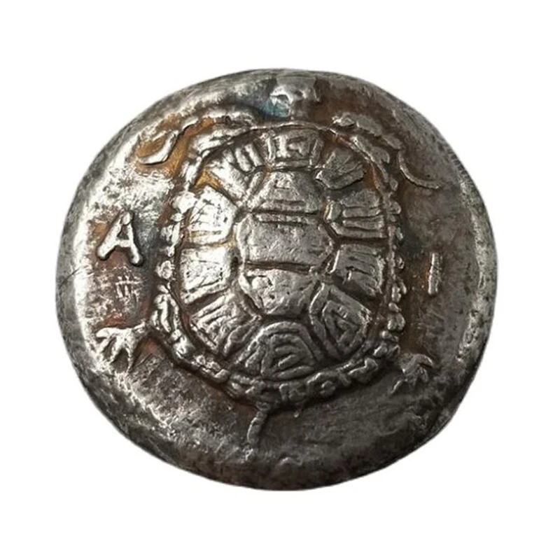 Collection Sea Turtle Pattern Souvenir Old Silver Dollar Home Decoration Crafts Desktop Ornaments Gift Greece Commemorative Coin
Collection Sea Turtle Pattern Souvenir Old Silver Dollar Home Decoration Crafts Desktop Ornaments Gift Greece Commemorative Coin