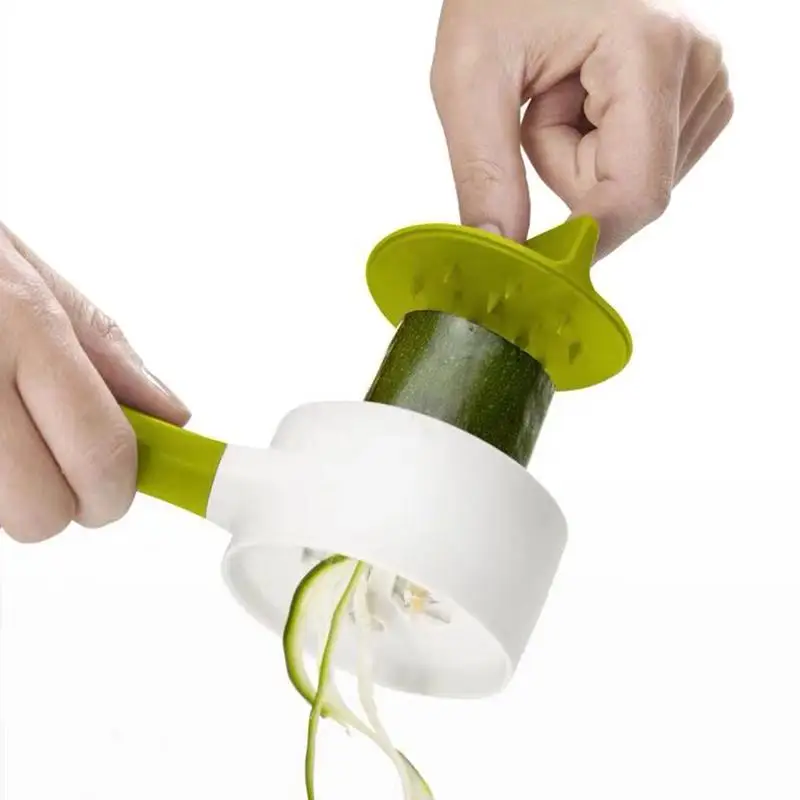 Vegetable Spiralizer Zucchini Noodle Maker Handheld Mini Spiral Slicer Anti-Slip Vegetable Cutter Grater For Home Kitchen
Vegetable Spiralizer Zucchini Noodle Maker Handheld Mini Spiral Slicer Anti-Slip Vegetable Cutter Grater For Home Kitchen
