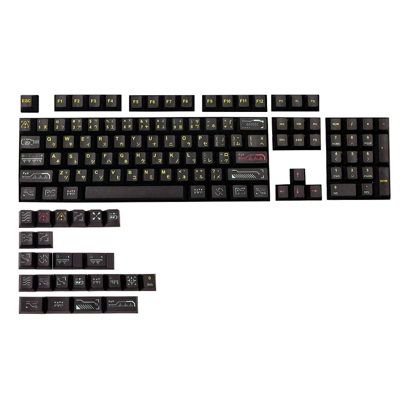 128 клавиш/комплект, черные колпачки для клавиш MX Switch, механическая клавиатура Cherry Profile
128 клавиш/комплект, черные колпачки для клавиш MX Switch, механическая клавиатура Cherry Profile