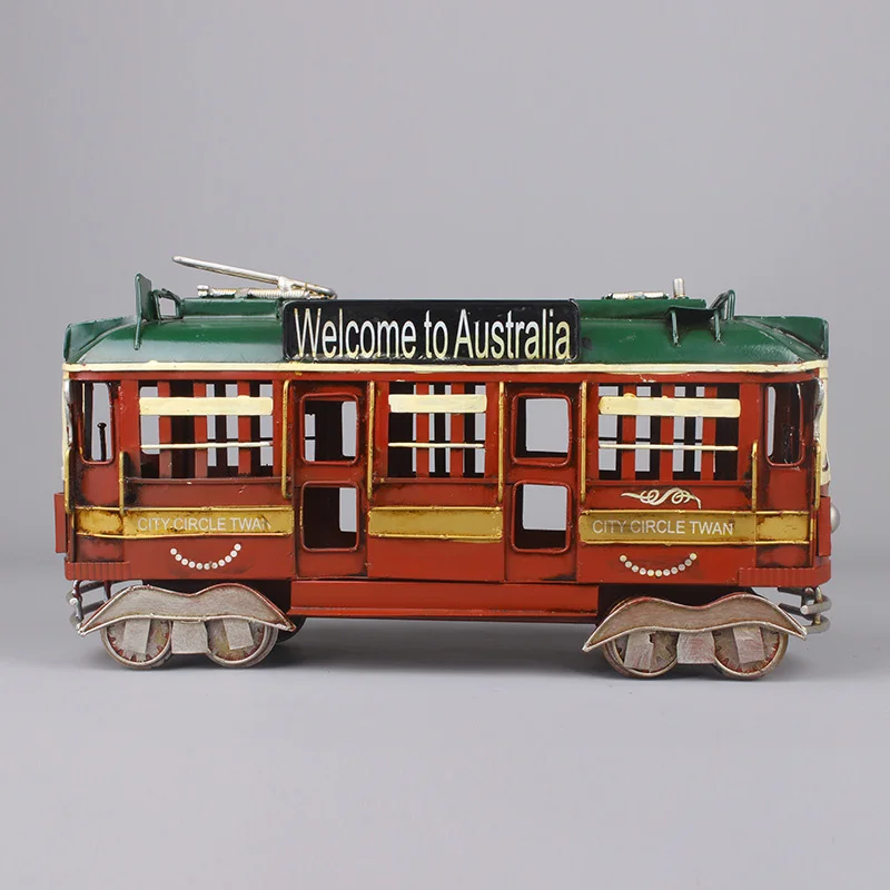 Retro Double-deckler Railcar Model Home Decoration Children Desktop Ornament Tram Bus Toys Baby Birthday Gifts Photography Props
Retro Double-deckler Railcar Model Home Decoration Children Desktop Ornament Tram Bus Toys Baby Birthday Gifts Photography Props
