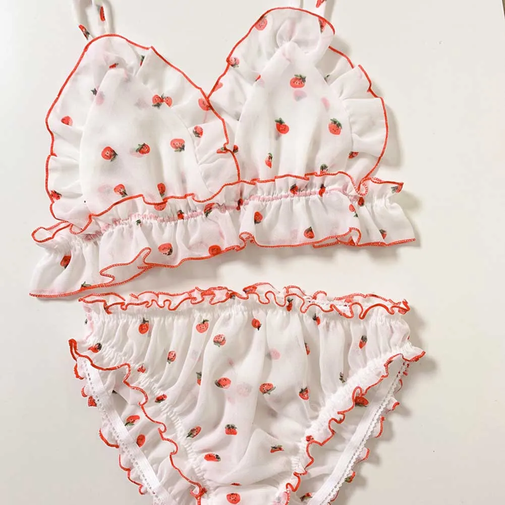 Sexy Men Sissy Lingerie Set Lace Ruffled Pouch Briefs Printed Thin Mesh Underwear Elasticity Breath Panties Gay Man Erotic Wear
Sexy Men Sissy Lingerie Set Lace Ruffled Pouch Briefs Printed Thin Mesh Underwear Elasticity Breath Panties Gay Man Erotic Wear