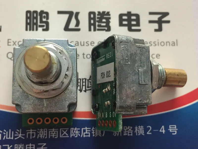 

1PCS Japan Tokyo measurement equipment TOSOKU RE21NS25CH16R photoelectric encoder with push switch 25 positioning band switch