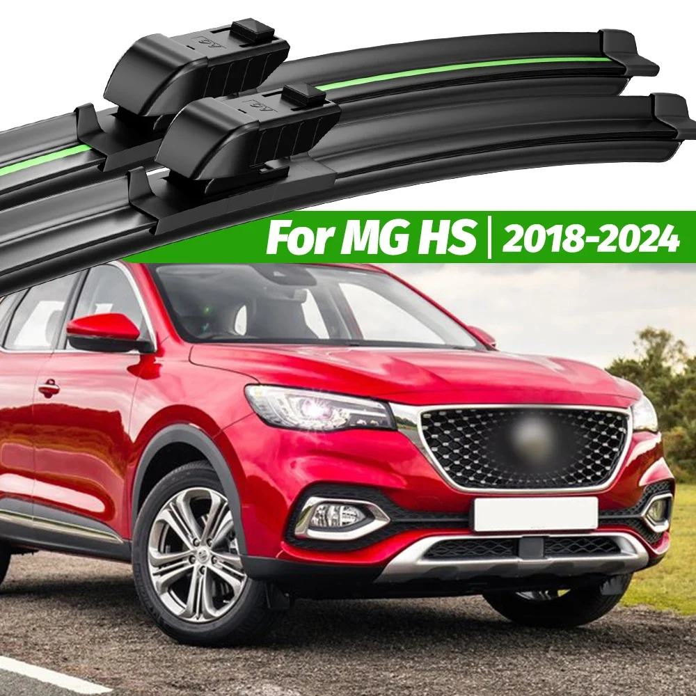 

For MGHS MG HS 2018-2024 2pcs Front Windshield Wiper Blades 2019 2020 2021 2022 2023 Windscreen Window Accessories