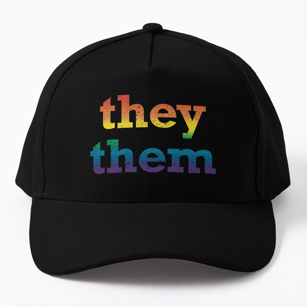 Rainbow They Them Pronouns Baseball Cap Military Tactical Caps Golf Cap Hats For Men Women's
Rainbow They Them Pronouns Baseball Cap Military Tactical Caps Golf Cap Hats For Men Women's