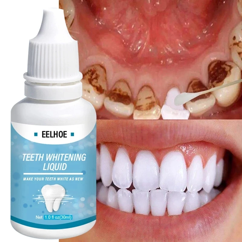 

30ML Teeth Whitening Essence Oral Hygiene Cleaning Whiten Tooth Serum Remove Oral Odor Plaque Stains Dental Bleach Care Tools