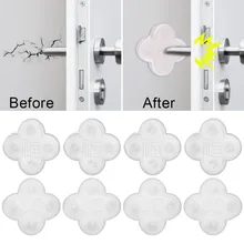 6/1pcs Transparent Silicone Anti-collision Pad Punch-Free Door Handle Protection Cushion Home Wall Table Buffer Mute Shock Pad