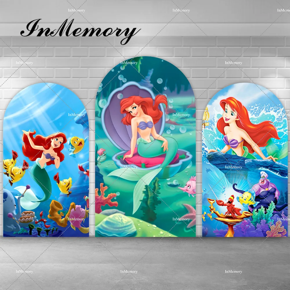 Disney Arch Cover Mermaid Ariel Princess Party Backdrop Under Sea Coral Girls Birthday Party Decoration Background
Disney Arch Cover Mermaid Ariel Princess Party Backdrop Under Sea Coral Girls Birthday Party Decoration Background